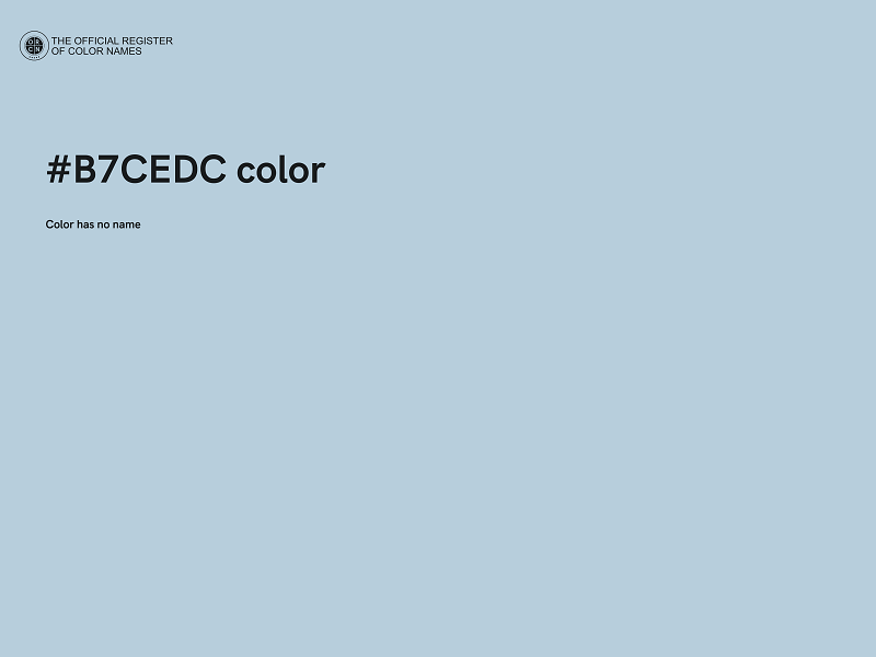 #B7CEDC color image