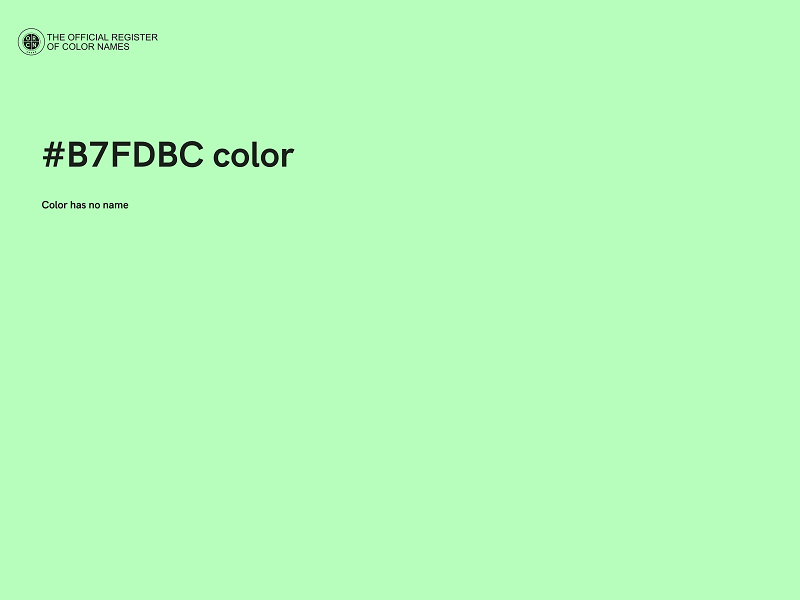 #B7FDBC color image