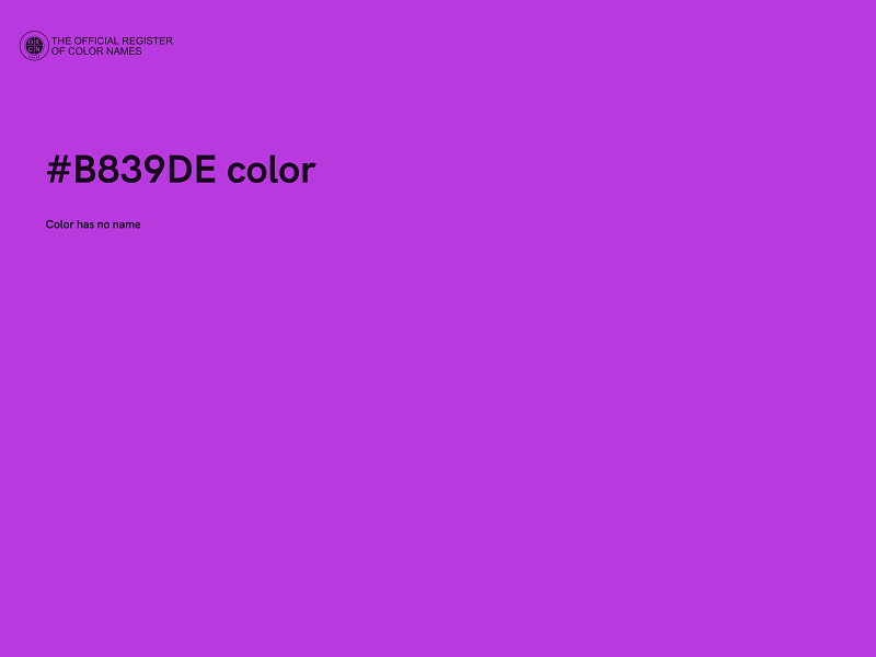 #B839DE color image