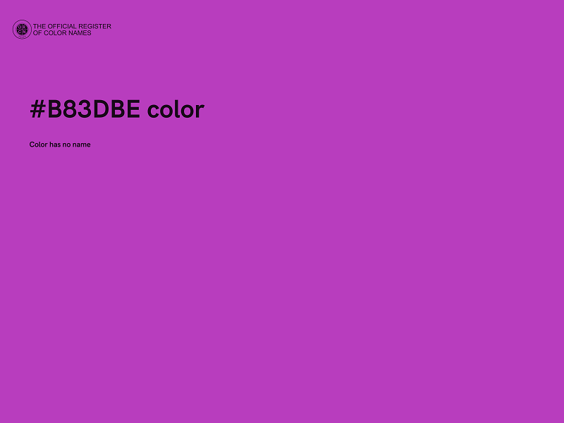 #B83DBE color image