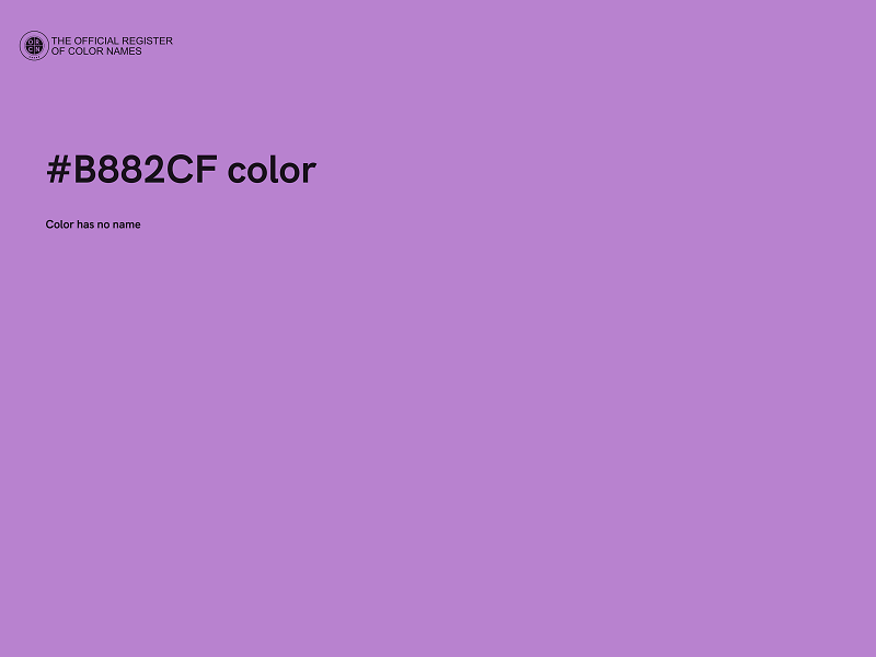 #B882CF color image