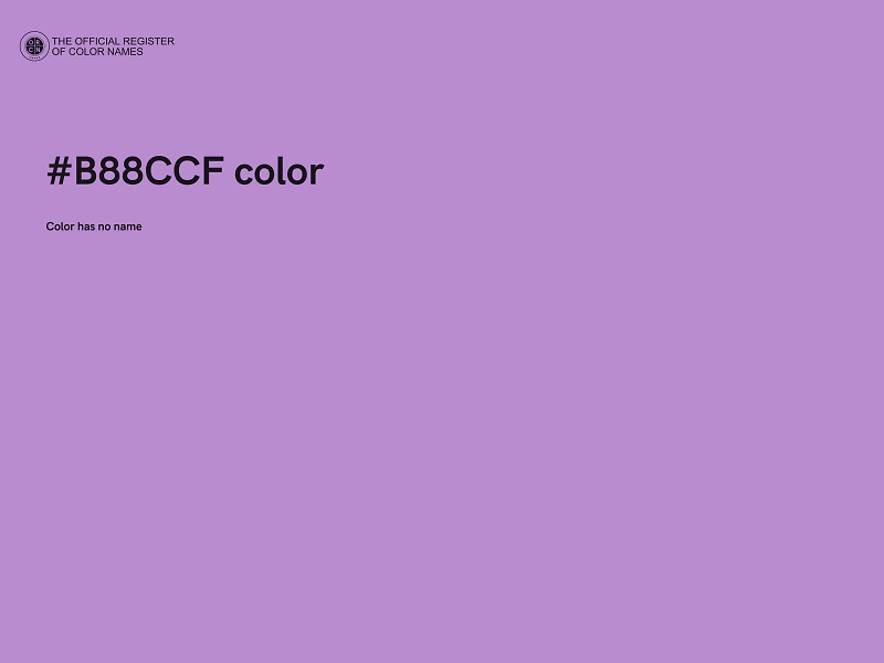 #B88CCF color image