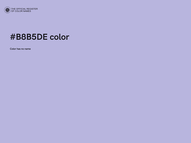 #B8B5DE color image