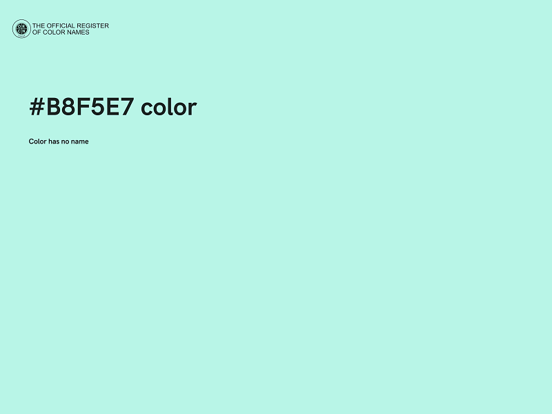 #B8F5E7 color image