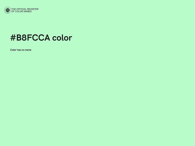 #B8FCCA color image