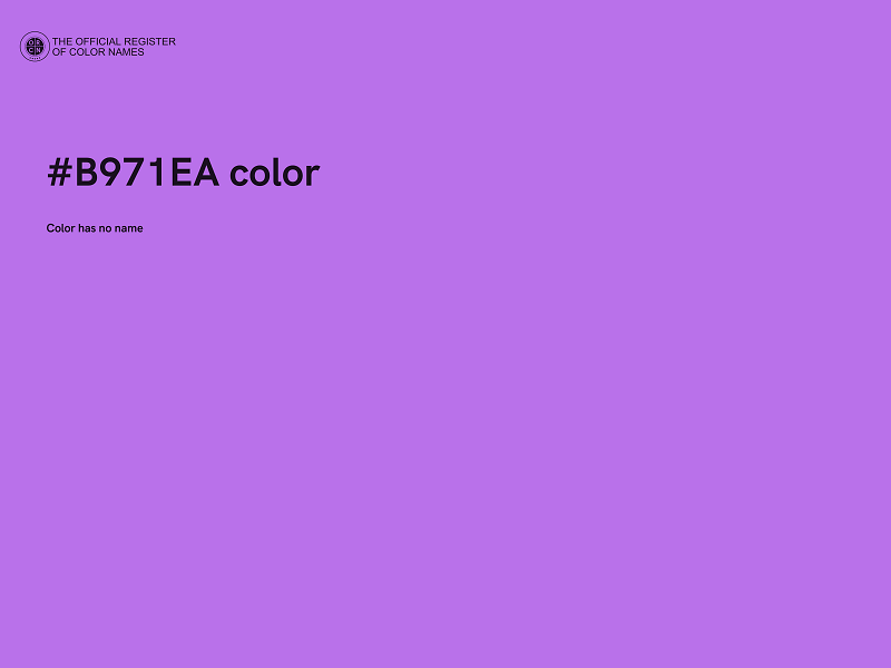 #B971EA color image