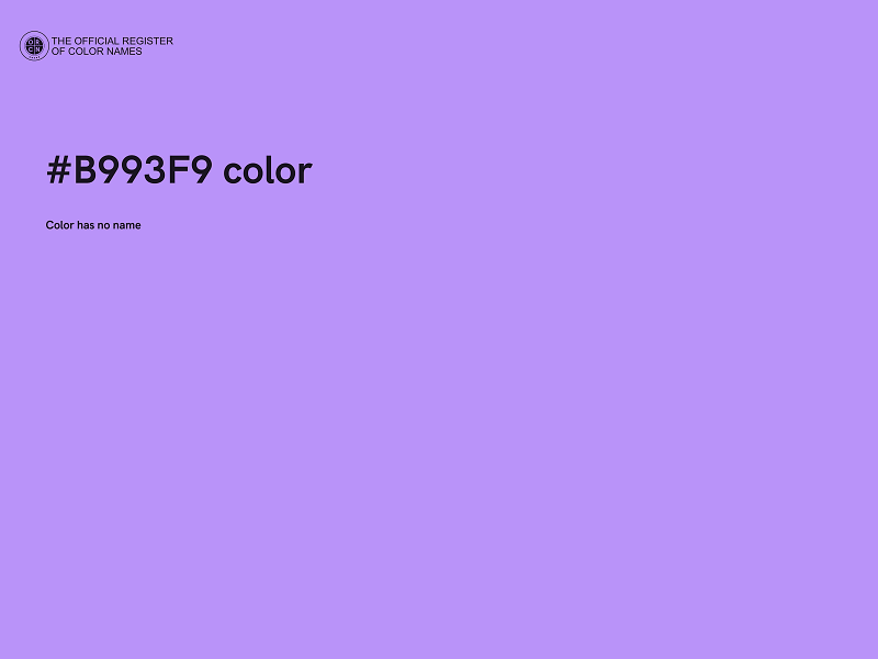 #B993F9 color image