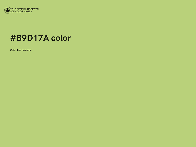 #B9D17A color image