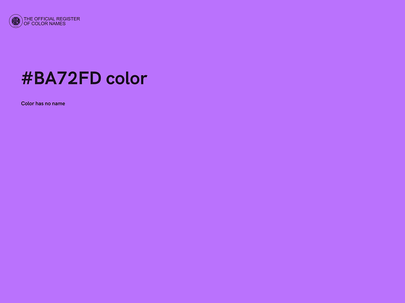 #BA72FD color image