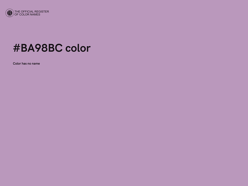 #BA98BC color image