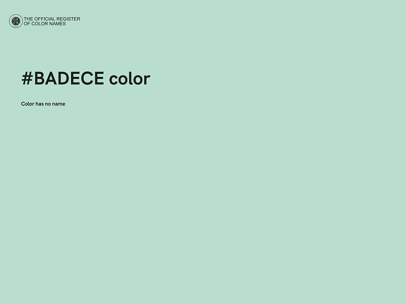 #BADECE color image