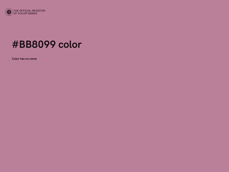 #BB8099 color image