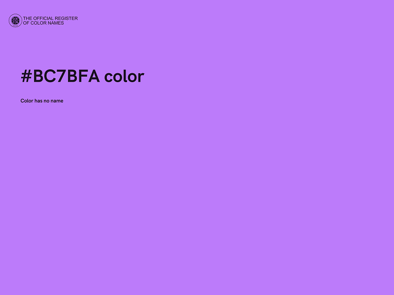 #BC7BFA color image