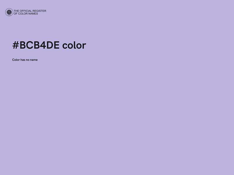 #BCB4DE color image