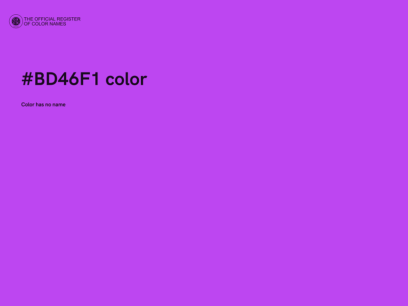 #BD46F1 color image