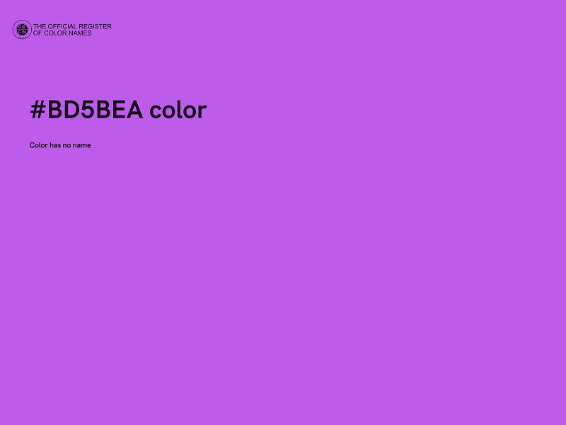 #BD5BEA color image