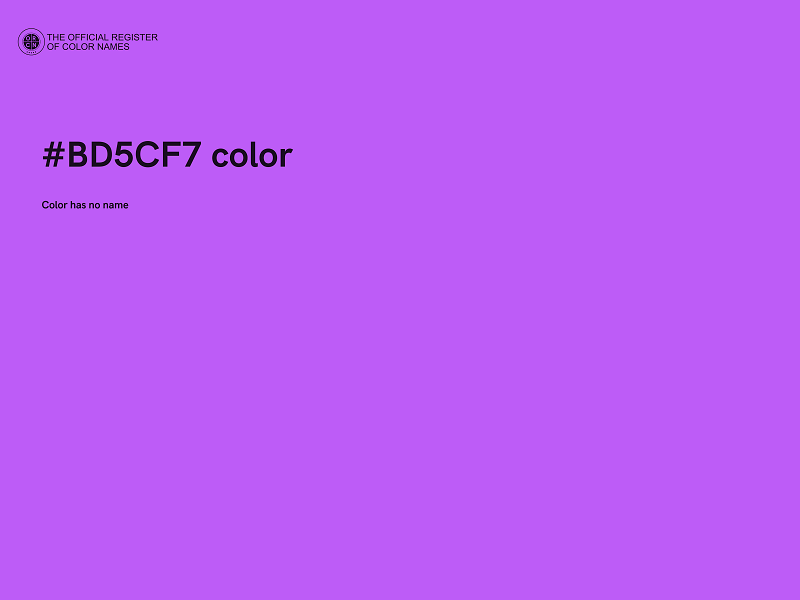 #BD5CF7 color image