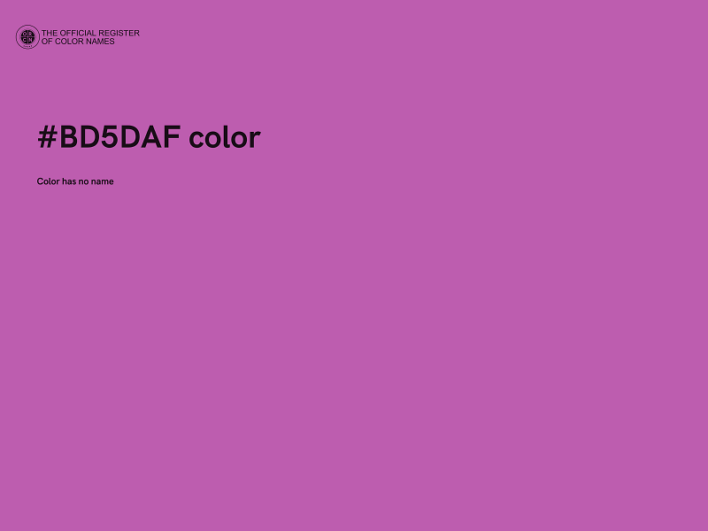 #BD5DAF color image