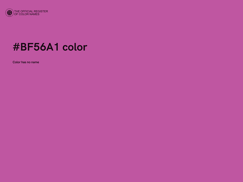 #BF56A1 color image