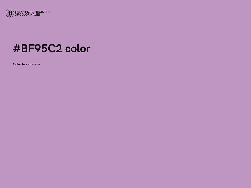 #BF95C2 color image