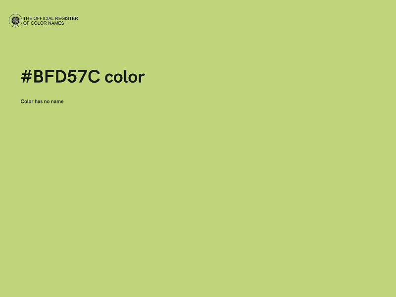 #BFD57C color image