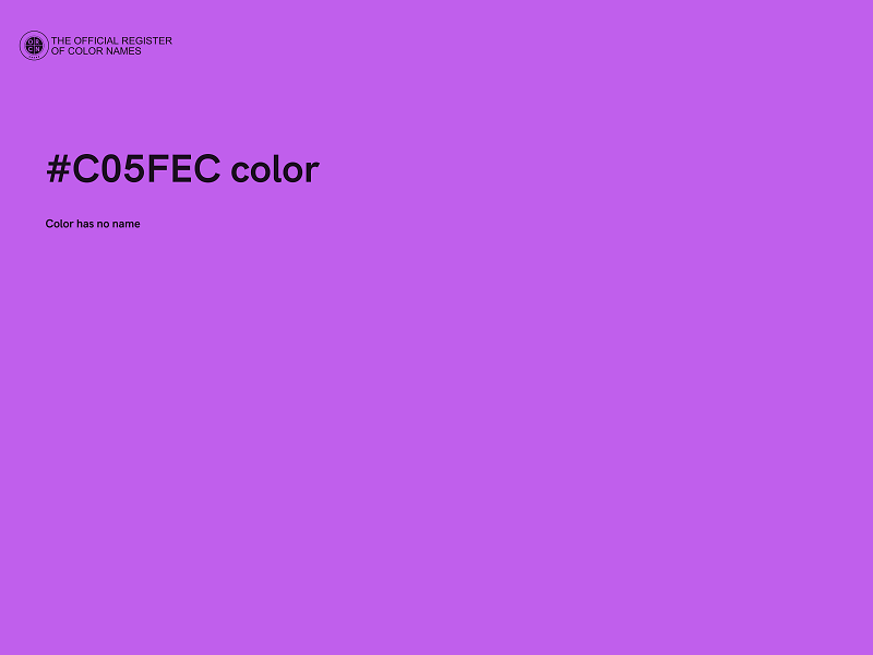 #C05FEC color image