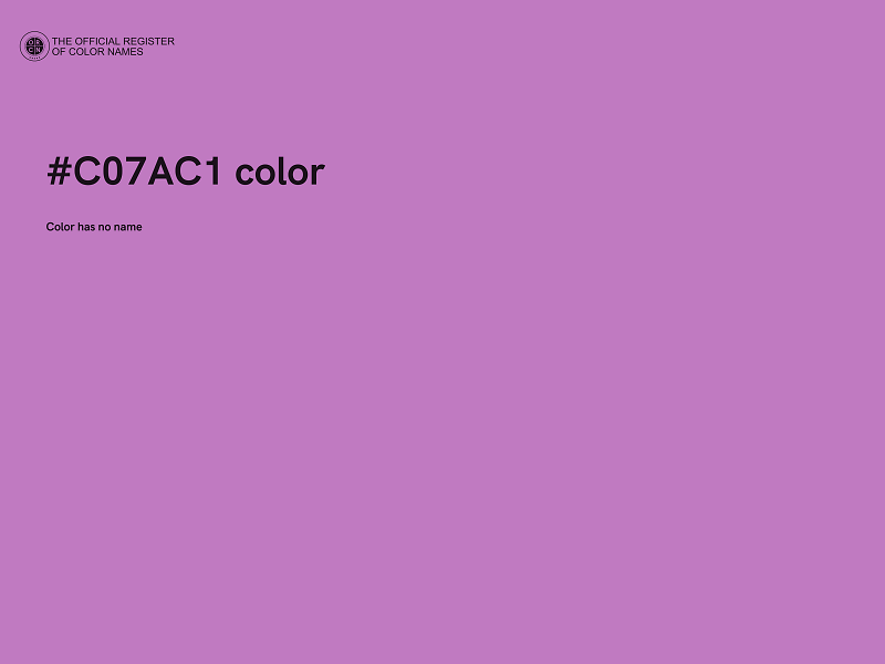 #C07AC1 color image