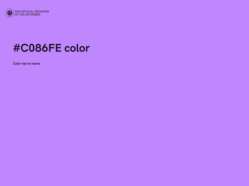 #C086FE color image