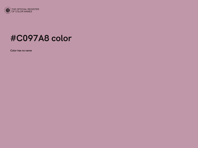 #C097A8 color image