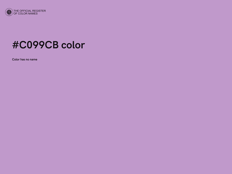 #C099CB color image