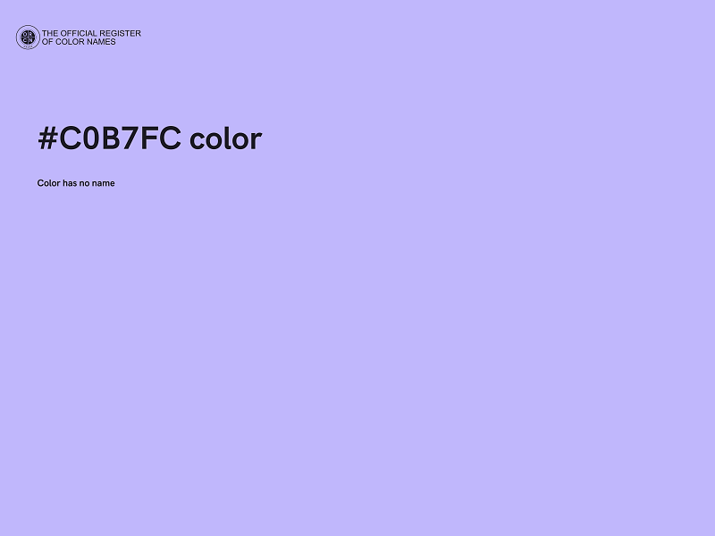 #C0B7FC color image