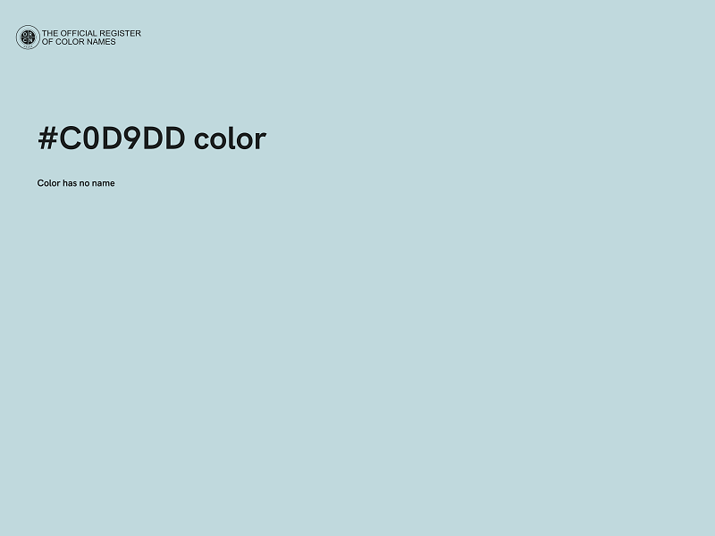 #C0D9DD color image