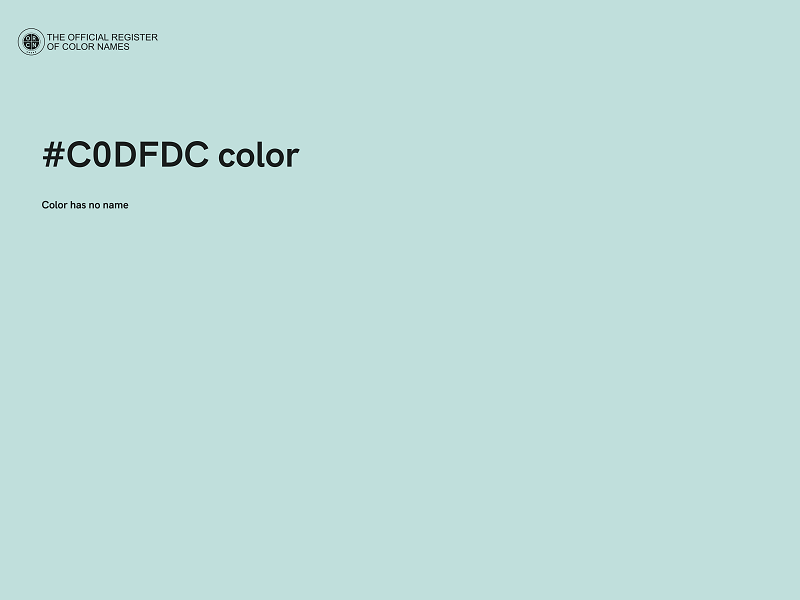 #C0DFDC color image