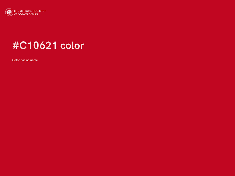 #C10621 color image