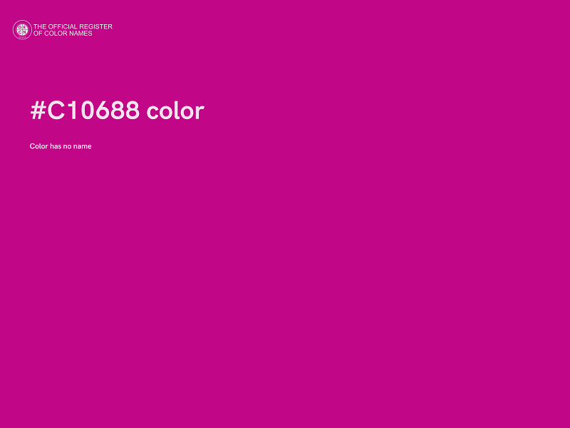 #C10688 color image