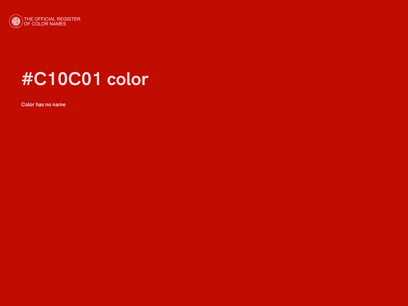 #C10C01 color image