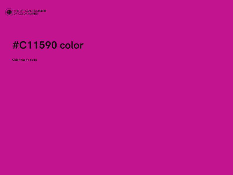 #C11590 color image