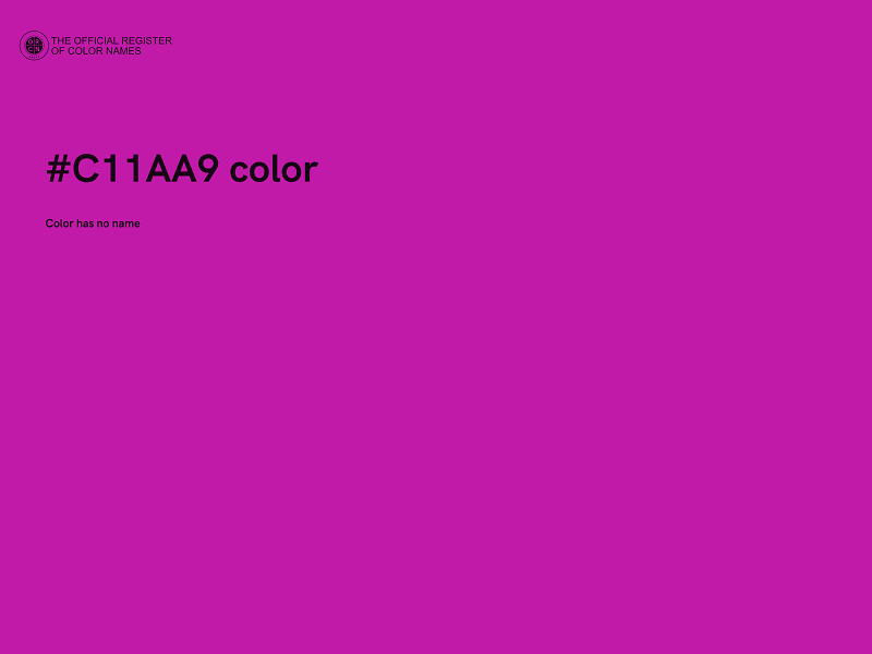 #C11AA9 color image