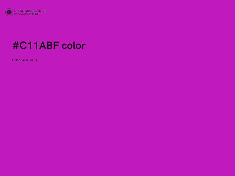 #C11ABF color image