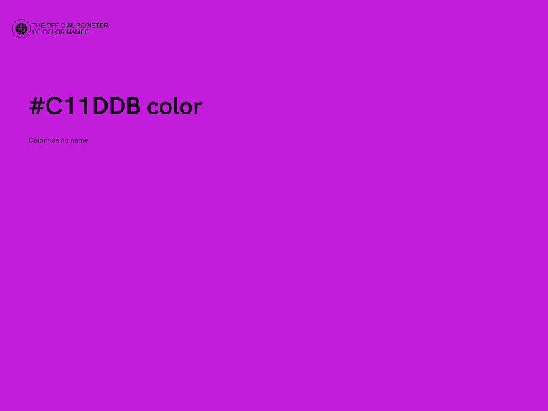 #C11DDB color image