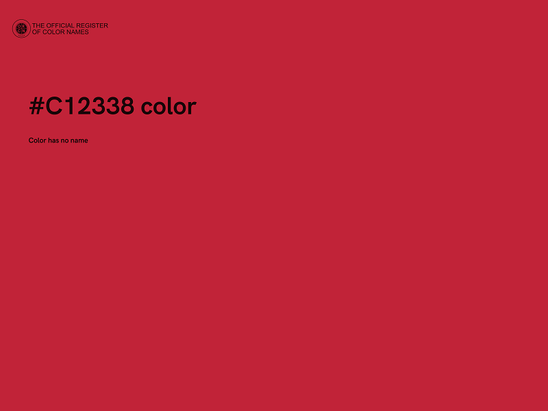 #C12338 color image