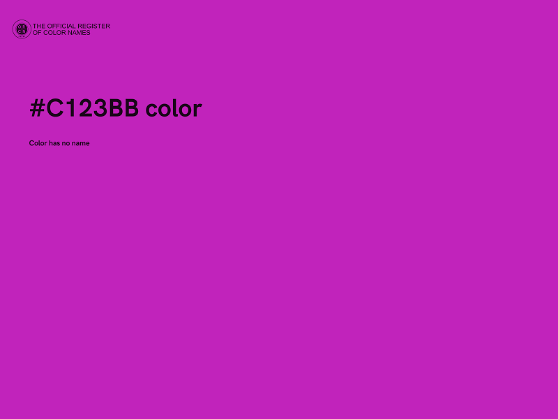 #C123BB color image