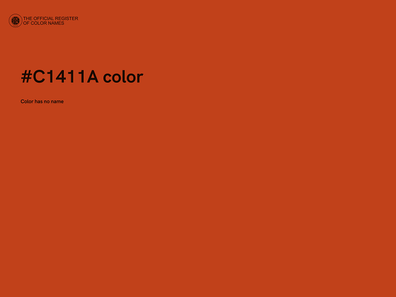 #C1411A color image