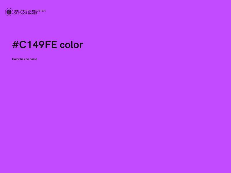 #C149FE color image