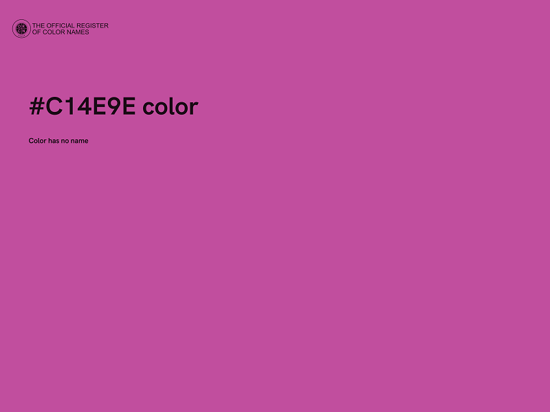 #C14E9E color image