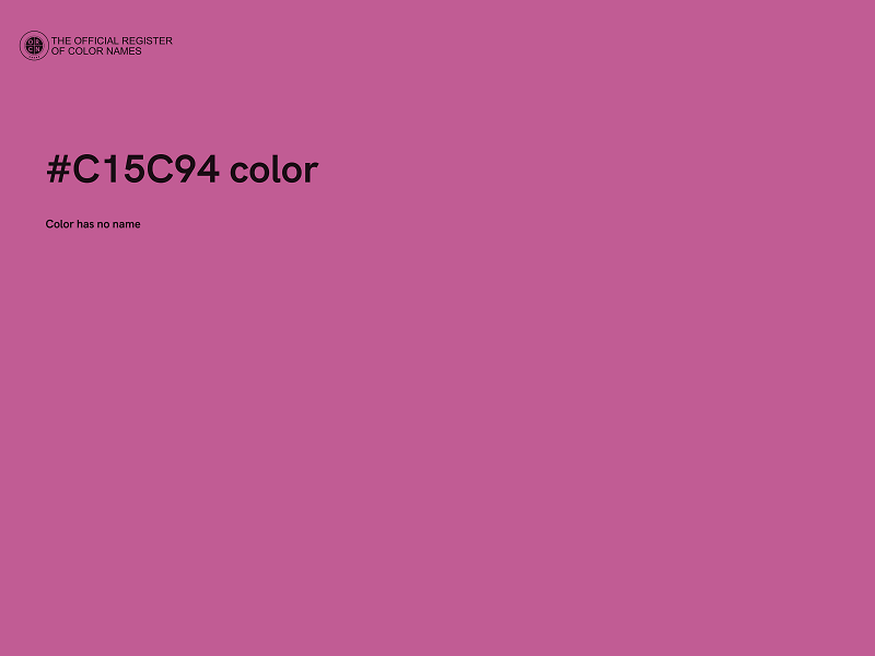 #C15C94 color image