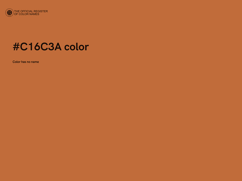 #C16C3A color image