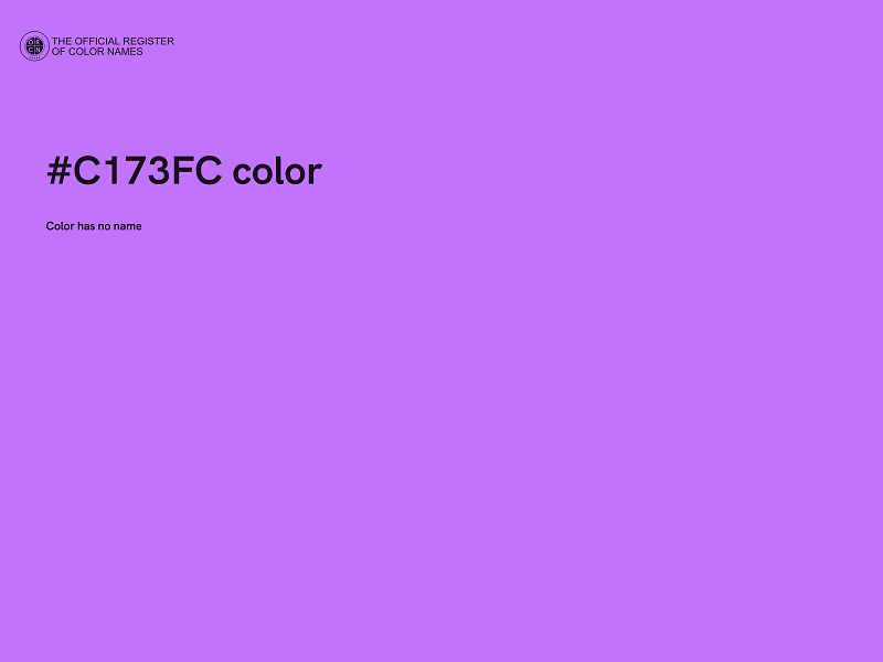 #C173FC color image