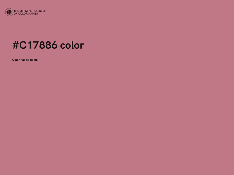 #C17886 color image