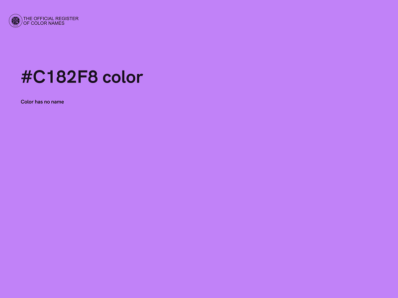 #C182F8 color image